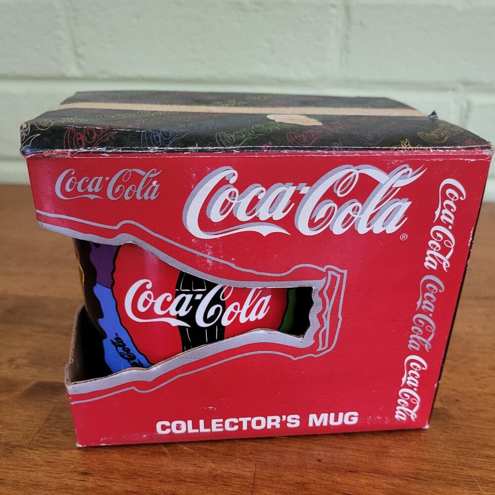 1995 Coca-Cola Coffee Cup Mug Tea Thirst and Taste Always Coca Coke 12oz New T1